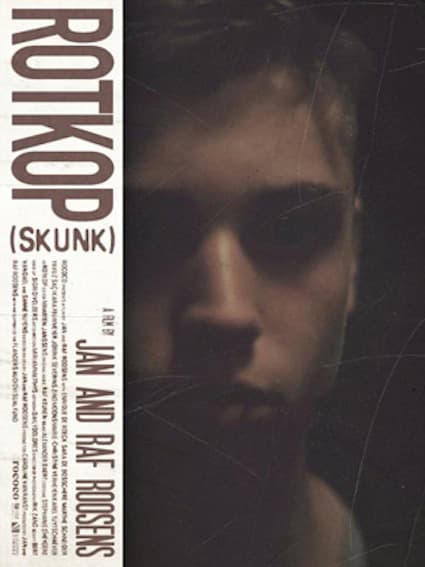 Filmposter: rotkop, opgenomen bij Dada Studios