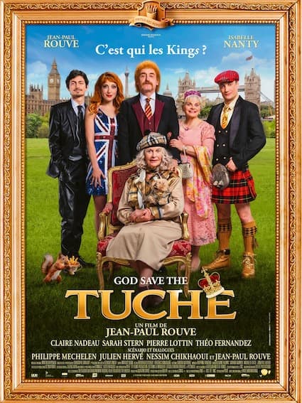 Filmposter: God Save the Tuche, opgenomen bij Dada Studios
