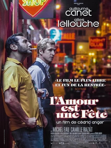 Filmposter: Lamour est une fete, opgenomen bij Dada Studios